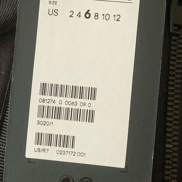 Alexander Wang H&M Black Neoprene Scuba Dress Sz 6 - Picture 3 of 13